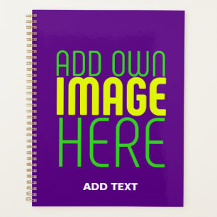 MODERN EDITABLE SIMPLE INDIGO IMAGE TEXT TEMPLATE PLANNER