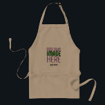 MODERN EDITABLE SIMPLE KHAKI IMAGE TEXT TEMPLATE STANDARD APRON<br><div class="desc">THIS IS A DESIGN FITTING FOR CUSTOMERS.YOU CAN CHANGE, RESIZE OR ADD LOGO, PHOTO, TEXT AND COLOURS THE WAY YOU WANT.THANK YOU.</div>