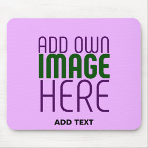 MODERN EDITABLE SIMPLE MAUVE IMAGE TEXT TEMPLATE MOUSE PAD