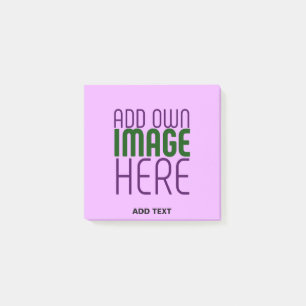 MODERN EDITABLE SIMPLE MAUVE IMAGE TEXT TEMPLATE POST-IT NOTES