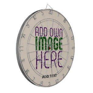 MODERN EDITABLE SIMPLE NATURAL IMAGE TEXT TEMPLATE DARTBOARD