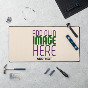 MODERN EDITABLE SIMPLE NATURAL IMAGE TEXT TEMPLATE DESK MAT
