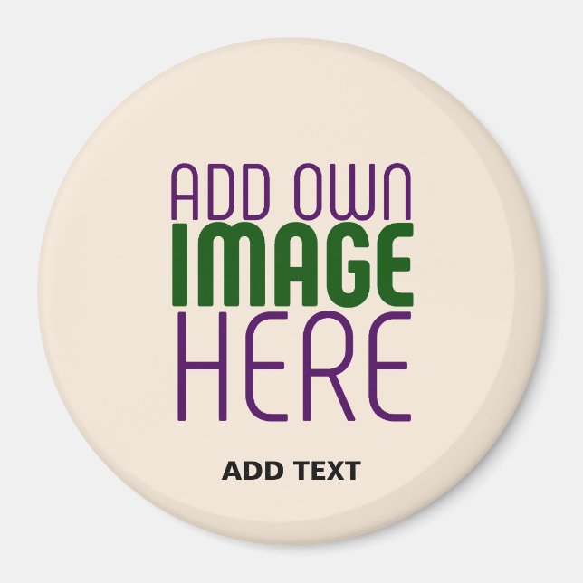 MODERN EDITABLE SIMPLE NATURAL IMAGE TEXT TEMPLATE MAGNET (Front)