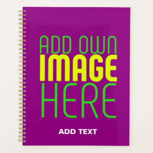 MODERN EDITABLE SIMPLE PURPLE IMAGE TEXT TEMPLATE PLANNER