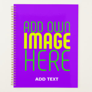 MODERN EDITABLE SIMPLE VIOLET IMAGE TEXT TEMPLATE PLANNER
