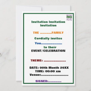 MODERN EDITABLE SIMPLE WHITE IMAGE TEXT TEMPLATE