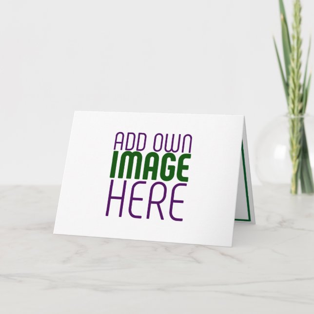 MODERN EDITABLE SIMPLE WHITE IMAGE TEXT TEMPLATE (Front)