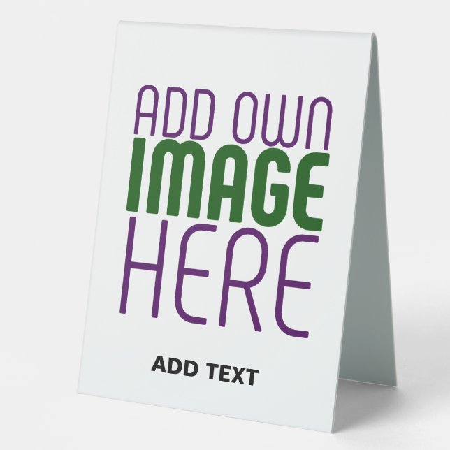 MODERN EDITABLE SIMPLE WHITE IMAGE TEXT TEMPLATE (Front)