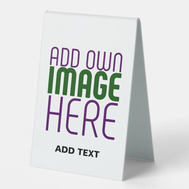MODERN EDITABLE SIMPLE WHITE IMAGE TEXT TEMPLATE (Front)