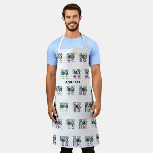 MODERN EDITABLE SIMPLE WHITE IMAGE TEXT TEMPLATE APRON