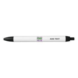 MODERN EDITABLE SIMPLE WHITE IMAGE TEXT TEMPLATE BLACK INK PEN