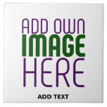 MODERN EDITABLE SIMPLE WHITE IMAGE TEXT TEMPLATE CERAMIC TILE<br><div class="desc">THIS IS A DESIGN FITTING FOR CUSTOMERS.YOU CAN CHANGE, RESIZE OR ADD LOGO, PHOTO, TEXT AND COLOURS THE WAY YOU WANT.THANK YOU.</div>