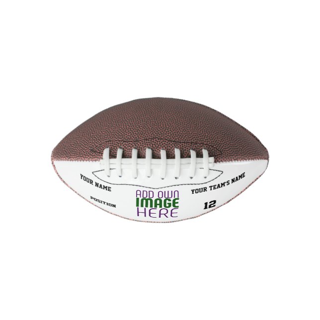 MODERN EDITABLE SIMPLE WHITE IMAGE TEXT TEMPLATE FOOTBALL (Front)