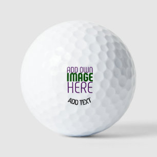 MODERN EDITABLE SIMPLE WHITE IMAGE TEXT TEMPLATE GOLF BALLS