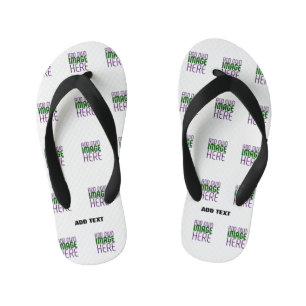 MODERN EDITABLE SIMPLE WHITE IMAGE TEXT TEMPLATE KID'S THONGS