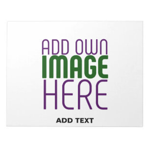 MODERN EDITABLE SIMPLE WHITE IMAGE TEXT TEMPLATE NOTEPAD