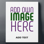MODERN EDITABLE SIMPLE WHITE IMAGE TEXT TEMPLATE PLAQUE<br><div class="desc">THIS IS A DESIGN FITTING FOR CUSTOMERS.YOU CAN CHANGE, RESIZE OR ADD LOGO, PHOTO, TEXT AND COLOURS THE WAY YOU WANT.THANK YOU.</div>