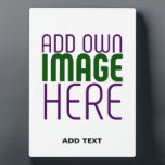 MODERN EDITABLE SIMPLE WHITE IMAGE TEXT TEMPLATE PLAQUE<br><div class="desc">THIS IS A DESIGN FITTING FOR CUSTOMERS.YOU CAN CHANGE, RESIZE OR ADD LOGO, PHOTO, TEXT AND COLOURS THE WAY YOU WANT.THANK YOU.</div>