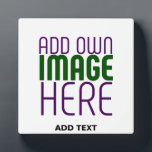MODERN EDITABLE SIMPLE WHITE IMAGE TEXT TEMPLATE PLAQUE<br><div class="desc">THIS IS A DESIGN FITTING FOR CUSTOMERS.YOU CAN CHANGE, RESIZE OR ADD LOGO, PHOTO, TEXT AND COLOURS THE WAY YOU WANT.THANK YOU.</div>