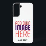 MODERN EDITABLE SIMPLE WHITE IMAGE TEXT TEMPLATE SAMSUNG GALAXY CASE<br><div class="desc">THIS IS A DESIGN FITTING FOR CUSTOMERS.YOU CAN CHANGE, RESIZE OR ADD LOGO, PHOTO, TEXT AND COLOURS THE WAY YOU WANT.THANK YOU.</div>