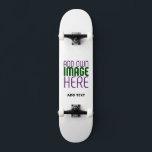 MODERN EDITABLE SIMPLE WHITE IMAGE TEXT TEMPLATE SKATEBOARD<br><div class="desc">THIS IS A DESIGN FITTING FOR CUSTOMERS.YOU CAN CHANGE, RESIZE OR ADD LOGO, PHOTO, TEXT AND COLOURS THE WAY YOU WANT.THANK YOU.</div>