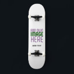 MODERN EDITABLE SIMPLE WHITE IMAGE TEXT TEMPLATE SKATEBOARD<br><div class="desc">THIS IS A DESIGN FITTING FOR CUSTOMERS.YOU CAN CHANGE, RESIZE OR ADD LOGO, PHOTO, TEXT AND COLOURS THE WAY YOU WANT.THANK YOU.</div>