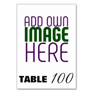 MODERN EDITABLE SIMPLE WHITE IMAGE TEXT TEMPLATE TABLE NUMBER