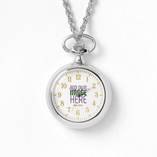 MODERN EDITABLE SIMPLE WHITE IMAGE TEXT TEMPLATE WATCH