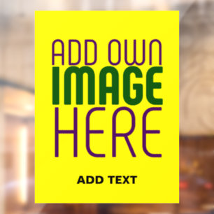 MODERN EDITABLE SIMPLE YELLOW IMAGE TEXT TEMPLATE