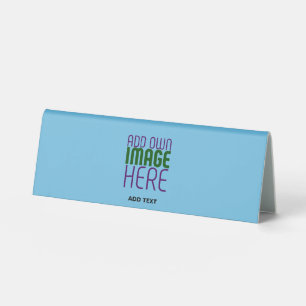 MODERN EDITABLE SWAG SKY BLUE IMAGE TEXT TEMPLATE