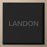 Modern Editable Text | Dark Grey & Black