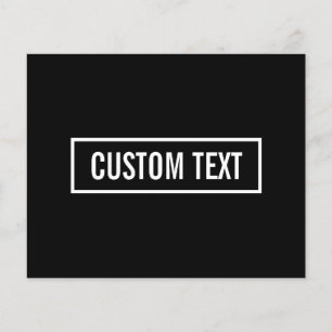Modern Editable Text in White Logo Style Frame Flyer