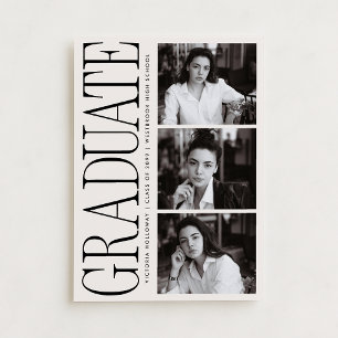 Modern Editorial Typography Graduate Announcement