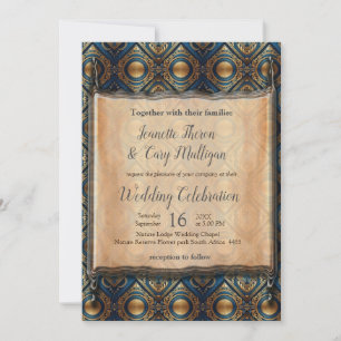 Modern Egyptian, Islamic, Arabic & African design Invitation