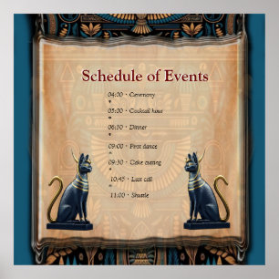 Modern Egyptian, Islamic, Arabic & African design Poster