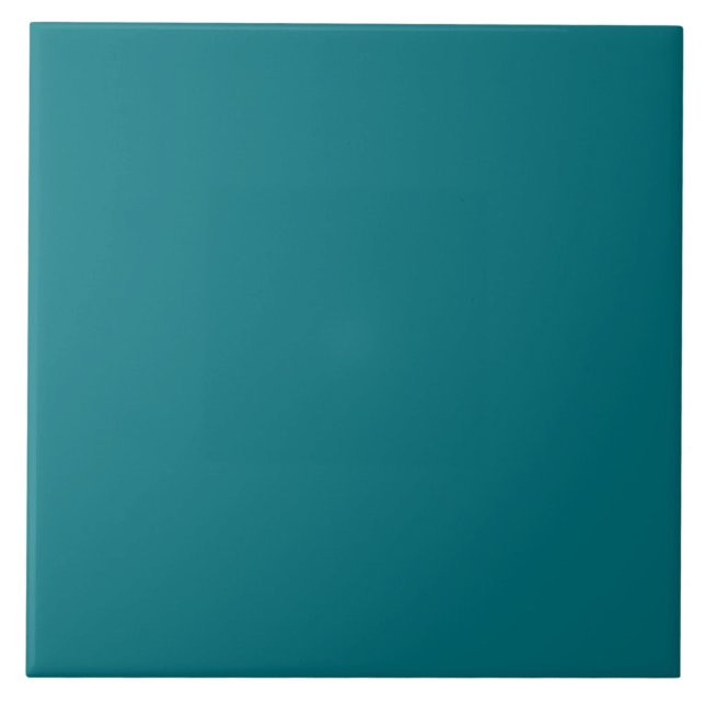 Modern Egyptian Turquoise Colour Ceramic Tile (Front)