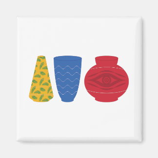 Modern Egyptian Vases Magnet