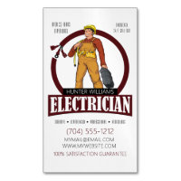 Modern Electrician Lighting Electricity Handyman