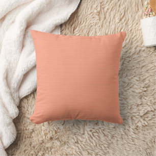 Modern Elegant Apricot Tones Stripes Template Cute Cushion