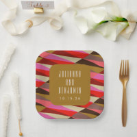 Modern Elegant Art Deco Geometric Wedding Custom