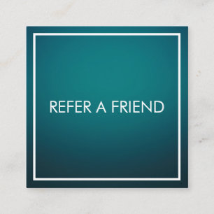 Modern Elegant Beauty Salon Referral Card