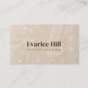 Modern Elegant Beige Shimmery Pearl Business Card