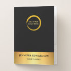 Modern elegant black gold logo professional