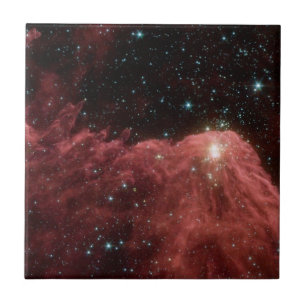 Modern Elegant Blue Space Landscape Ceramic Tile