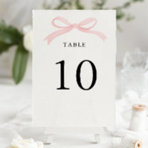 Modern Elegant Blush Pink Bow Wedding