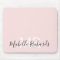 Modern elegant blush pink monogram script