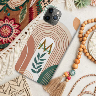 Modern elegant boho rainbow  iPhone 11 pro case