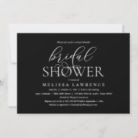 Modern Elegant Bridal Shower Dinner and Party