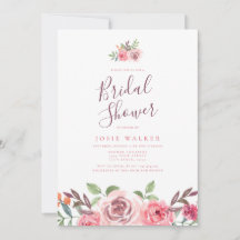 Modern, Elegant Bridal Shower Invitation