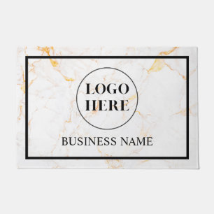Modern Elegant Business Logo Doormat